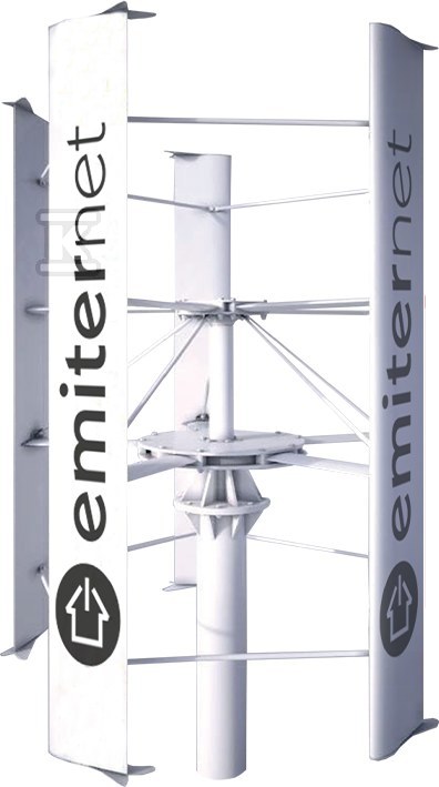 Turbina wiatrowa o mocy 9800W. System pracy On Grid/ Off Grid HIP-TURBINA9800