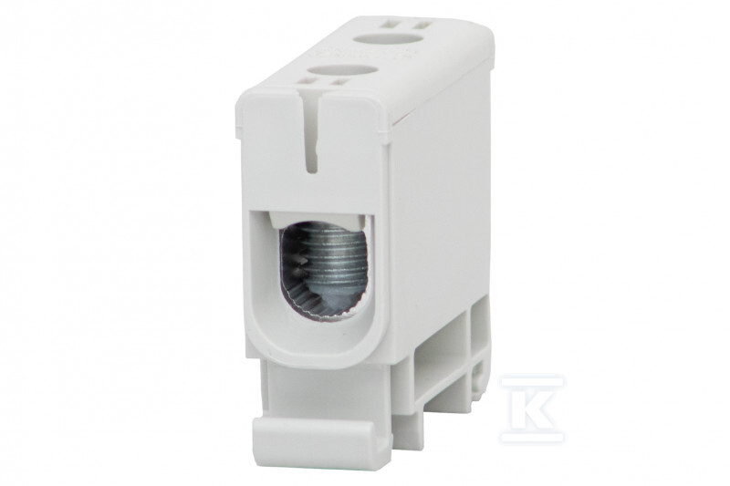 Listwa zaciskowa LZ w korpusie ZU 1-torowa 2,5mm2 - 50mm2 - Al/Cu szara F2.0121 - obrazek 1