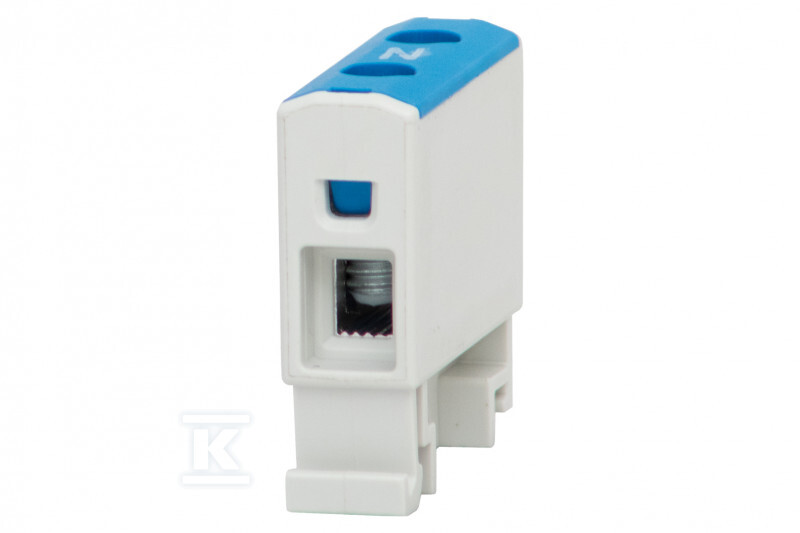 Listwa zaciskowa LZ w korpusie ZU 1-torowa 1,5mm2 - 16mm2 - Al/Cu niebieska F2.0230 - obrazek 1
