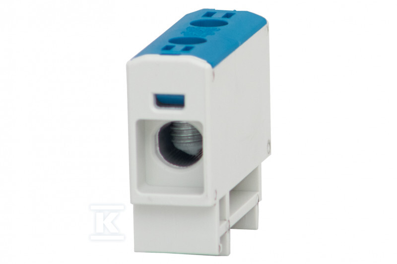 Listwa zaciskowa LZ w korpusie ZU 1-torowa 2,5mm2 – 35mm2 – Al/Cu niebieska F2.0279