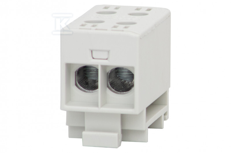 Listwa zaciskowa LZ w korpusie ZU 1-torowa 2x35mm2 / 2x35mm2 - Al/Cu szara F2.0293 - obrazek 1