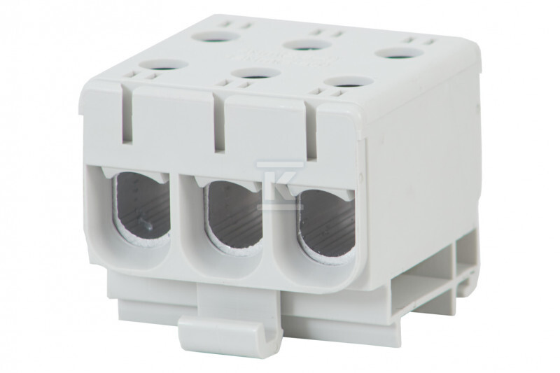 Listwa zaciskowa LZ w korpusie ZU 1-torowa 3x50mm2 / 3x50mm2 - Al/Cu szara F2.0317 - obrazek 1