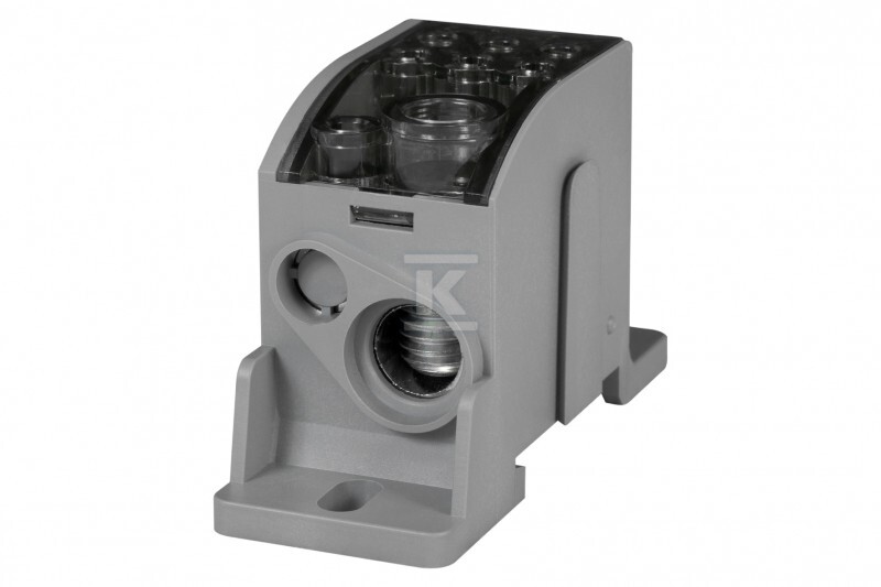 Blok rozdzielczy LKN 160A (1x70/1x16 - 6x16) szary F2.0338 - obrazek 1