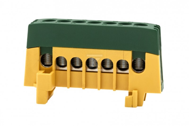 Listwa ochronna ZPI 7-modułowa 7x16mm2 – żółto/zielona F2.0390