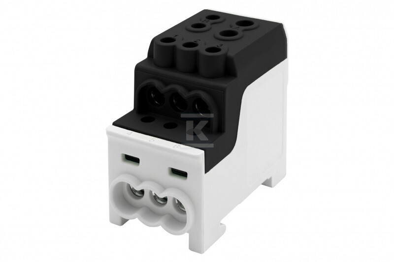 Blok rozdzielczy DBR 200A 1x70,1x35 / 6x16 czarny F2.0552 - obrazek 1