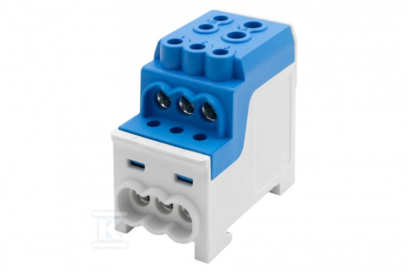 Blok rozdzielczy DBR 200A 1×70,1×35 / 6×16 nieb. F2.0555