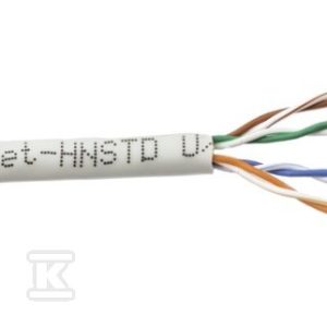 Kabel sieciowy Emiter Net UTP (U/UTP) kat.5e 350 MHz, drut, standard, szary K/EMITERNET-UTP5EPVC-STD. Kabel sieciowy Emiter Net UTP (U/UTP) kat.5e 350 MHz, drut, standard, szary K/EMITERNET-UTP5EPVC-STD.