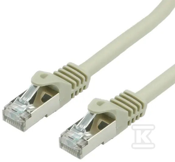 Kabel krosowy EmiterNet SFTP kat.6A LSOH 0,5 m szary, nr. katalogowy: EM/PC-SFTP6ALSOH-0.5M - obrazek 1