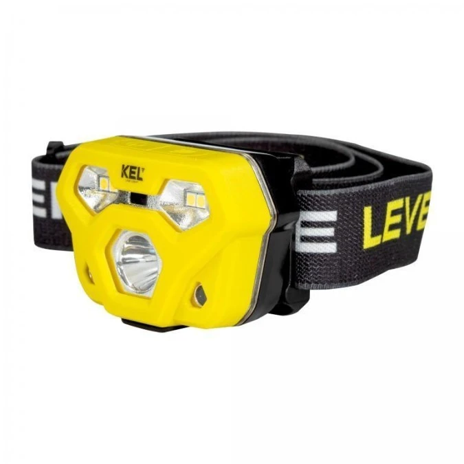 Latarka czołowa LED akumulatorowa IP65 4W SMD LED 150lm 2W SMD LED 200lm 3,7V 1000mAh Li‑Po z czuj zbliż LC‑1 W‑00338 - obrazek 2