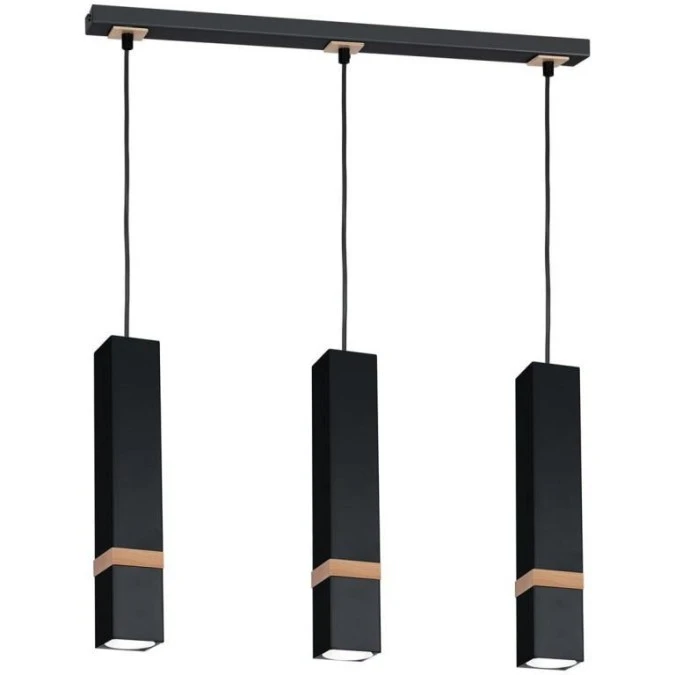 LAMPA WISZĄCA VIDAR BLACK 3XGU10 MLP5404 Milagro - obrazek 2