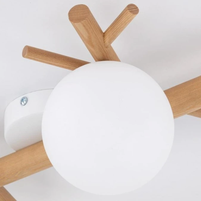 Lampa sufitowa SHERON kolor Sosna/Biały 5309 TK Lighting - obrazek 2