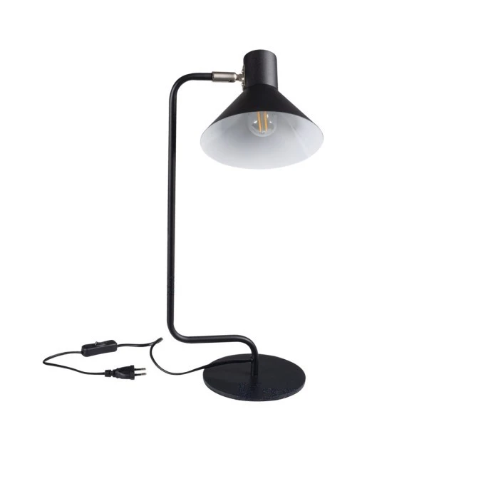 Lampka biurkowa max 10W E14 kl.II IP20 NEDIA E14 B czarna 34475 - obrazek 1