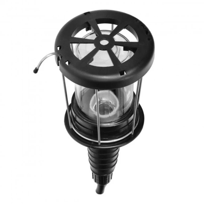 Lampa warsztatowa E27, max.60W, IP20,szklany klosz,WL‑11 - obrazek 3