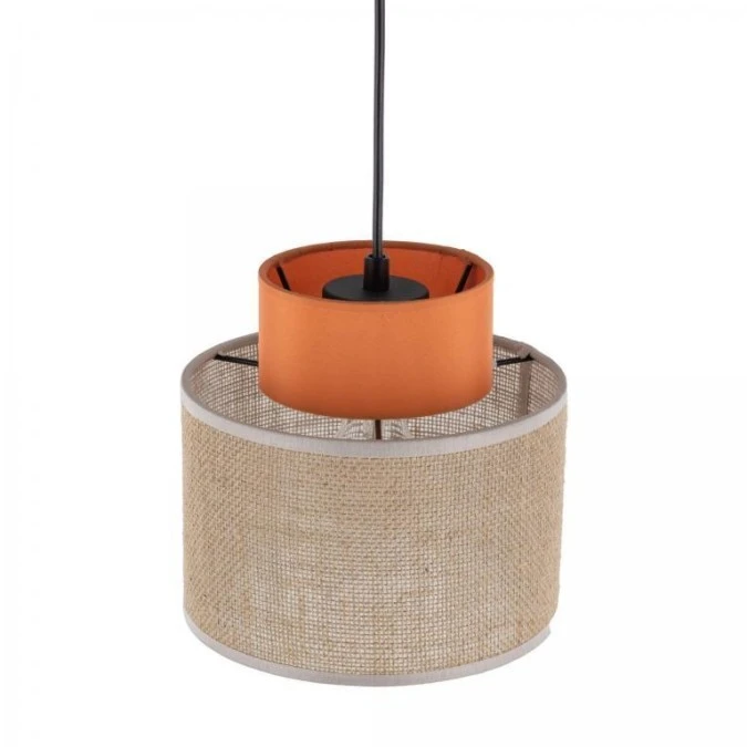 Lampa wisząca dwukolorowa DUO JUTA ORANGE na E27 3255 TK Lighting - obrazek 2