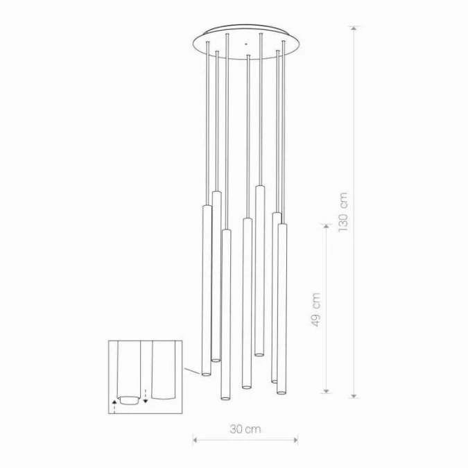LAMPA WISZĄCA LASER 7 8920 Nowodvorski - obrazek 3