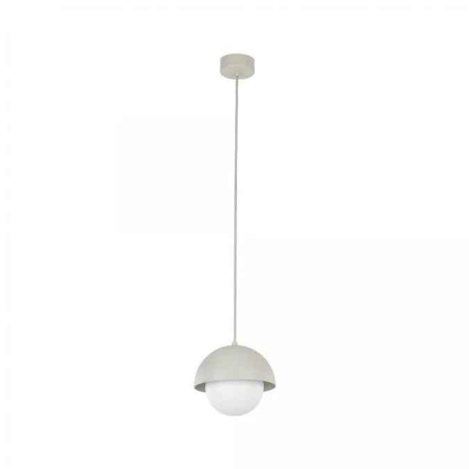 Lampa wisząca BONO beżowa w skandynawskim stylu, szklany klosz na G9 10205 TK Lighting - obrazek 1