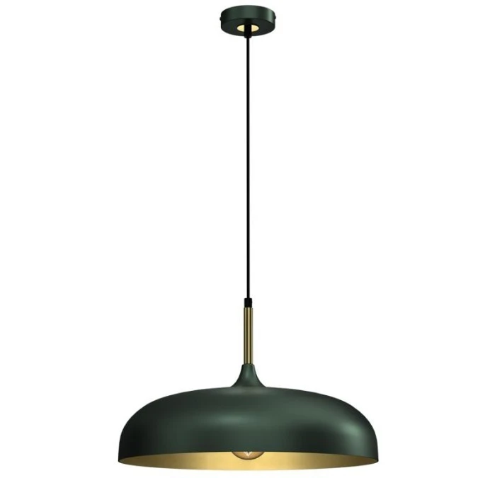Lampa wisząca LINCOLN GREEN/GOLD 1xE27 MLP7900 Milagro - obrazek 1