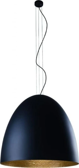 LAMPA WISZĄCA EGG XL 9026 BLACK/GOLD Nowodvorski - obrazek 1