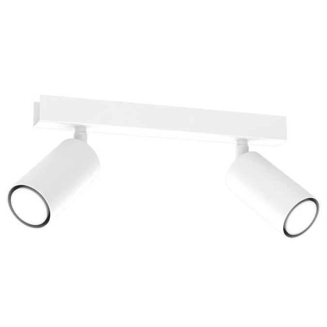 Lampa sufitowa HUDSON WHITE 2xGU10 MLP8802 Milagro - obrazek 1