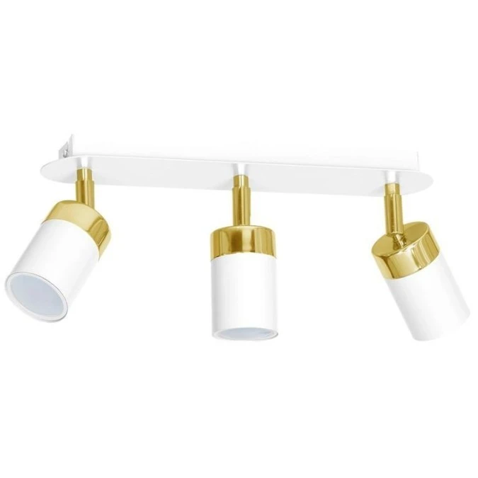 Lampa sufitowa JOKER WHITE/GOLD 3xGU10 MLP6130 Milagro - obrazek 2