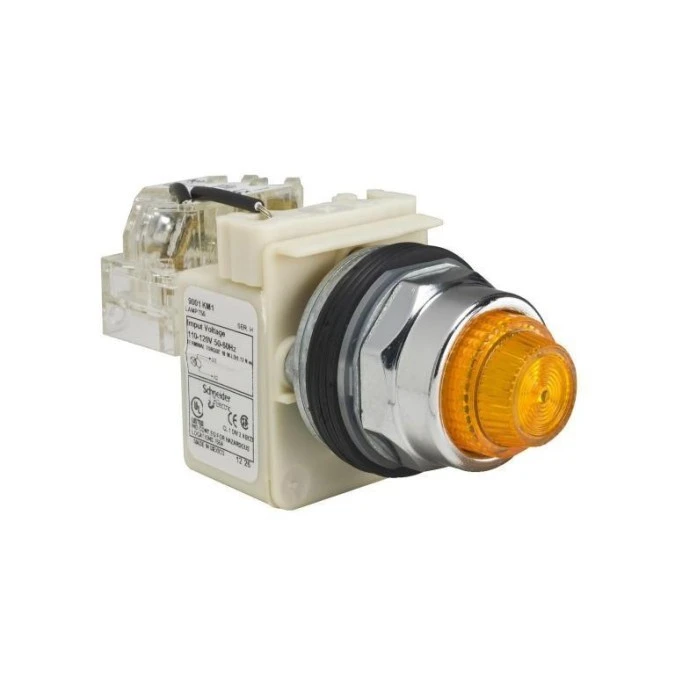 Lampka podświetlająca, Harmony 9001K, 120VAC, 30 mm, typ K, +opcje, 9001KT1A31 - obrazek 1