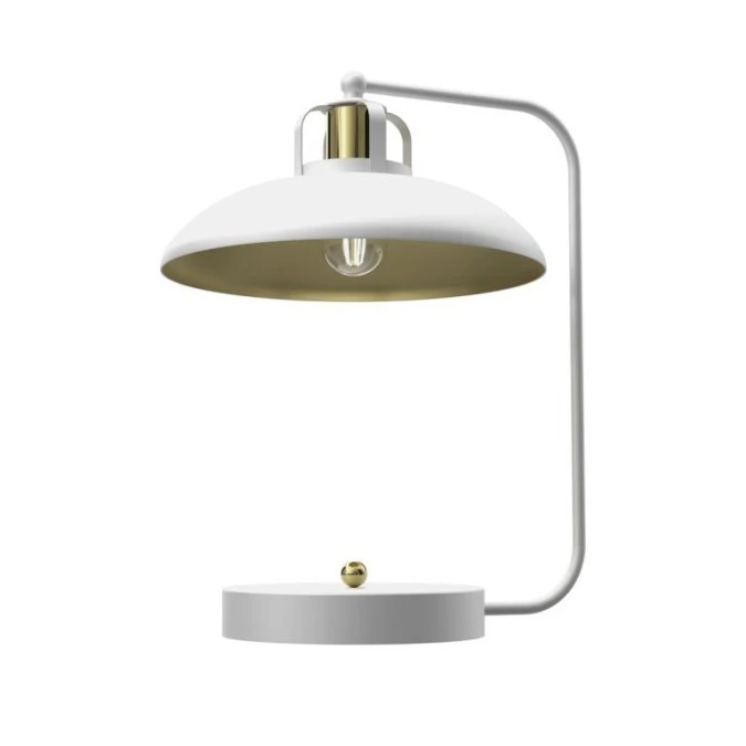 Lampka biurkowa FELIX WHITE/GOLD 1xE27 MLP7706 Milagro - obrazek 1