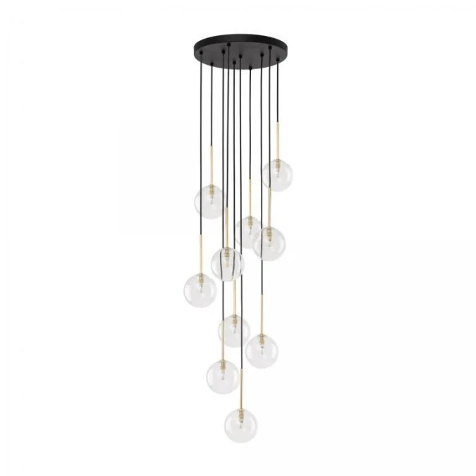 Lampa wisząca z transparentnymi, szklanymi kloszami NILOS 10xG9 5944 TK Lighting - obrazek 1