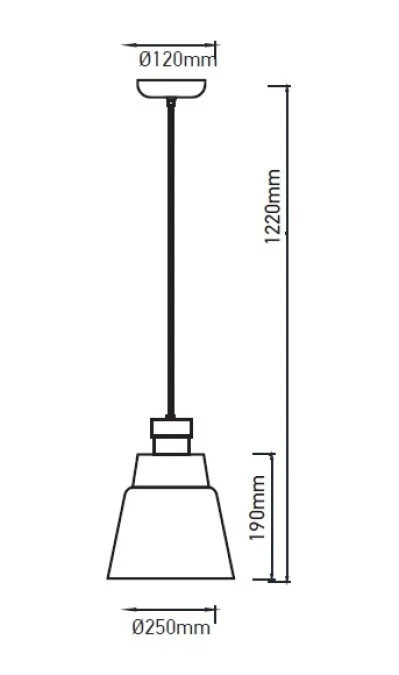 Lampa Wisząca VT‑7444 7W 4000K Złoty 3930 - obrazek 2