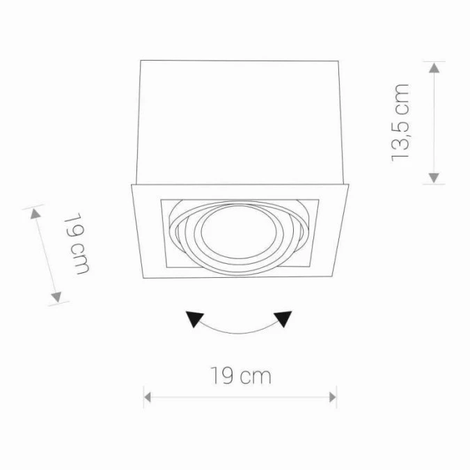 LAMPA SUFITOWA BOX BLACK I ES 111 9495 Nowodvorski - obrazek 2