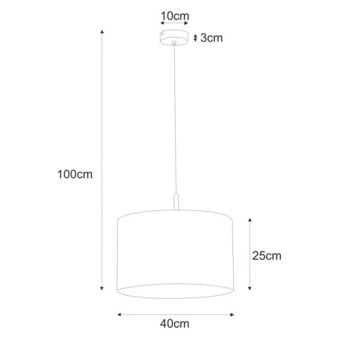 Lampa wisząca SIMONE BLACK, czarny stylowy abażur na E27, do salonu K‑4320 Kaja Lighting - obrazek 2