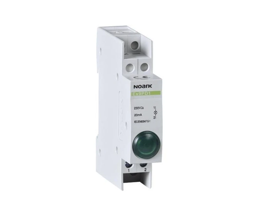 Lampka modułowa 1F zielona 230V AC/DC Ex9PD1g ‑ 102443 Noark - obrazek 2