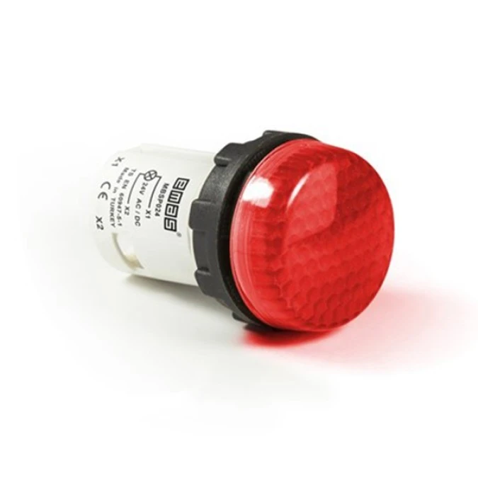 Lampka sygnalizacyjna MB z LED, monoblok, 230V AC, czerwona T0‑MBSP220K - obrazek 3