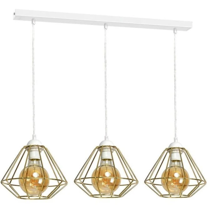 Lampa wisząca LUPO WHITE/GOLD 3xE27 MLP6267 Milagro - obrazek 1