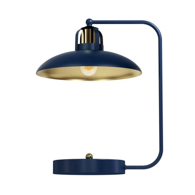 Lampka biurkowa FELIX NAVY BLUE/GOLD 1xE27 MLP7716 Milagro - obrazek 1