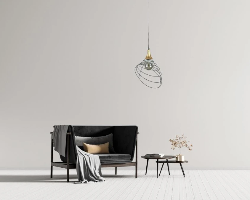Lampa wisząca nowoczesna loftowa 1xE27 ENYO GOLD - obrazek 2