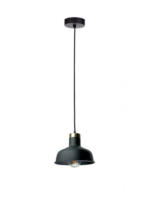 Lampa wisząca nowoczesna 1xE27 HEBE BLACK - obrazek 1
