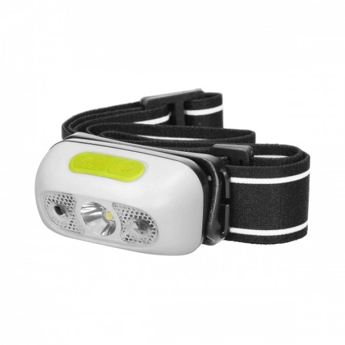 Latarka czołowa LED 5W, 230lm, 1200mAh Li‑ion, ruchoma głowica,LT‑1 - obrazek 1