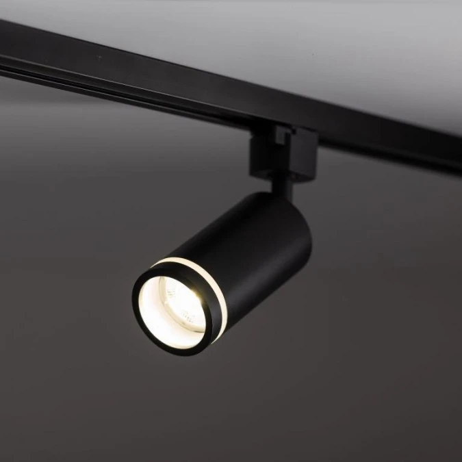 Lampa reflektor na szynę czarny 1 fazowy TRACER GU10 BLACK RING 6897 TK Lighting - obrazek 3