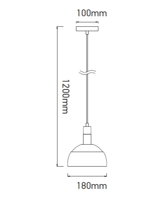 Lampa Wisząca VT‑7100 E14 Max. 60W Biała 3920 - obrazek 2