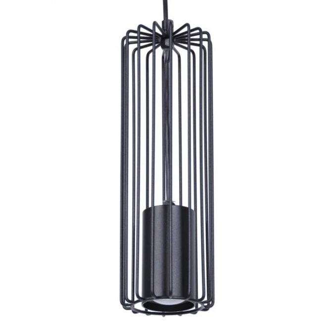 Lampa wisząca na okrągłej podsufitce czarna z serii FALCON K‑4932 Kaja Lighting - obrazek 2