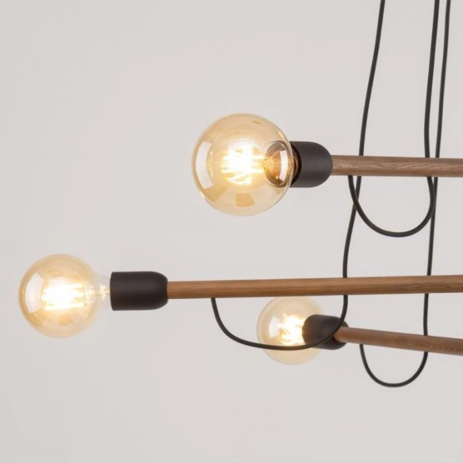 Lampa wisząca HELIX WOOD ORZECH 4950 TK Lighting - obrazek 3