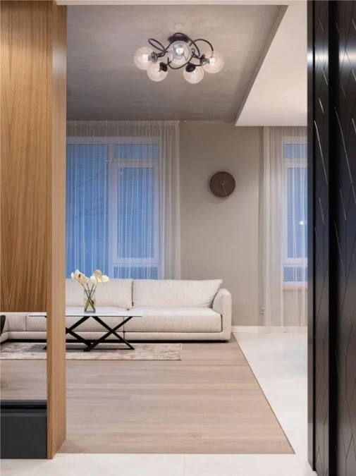 Lampa sufitowa FLORO czarna, szklane bursztynowe klosze Ø14 cm na E14 K‑5127 Kaja Lighting - obrazek 2