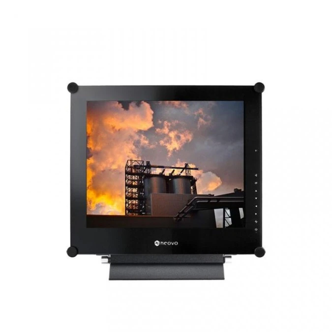 Monitor LED 17” w metalowej obudowie, z hartowanym szkłem optycznym, do pracy 24/7 CCTV SX‑17G - obrazek 1