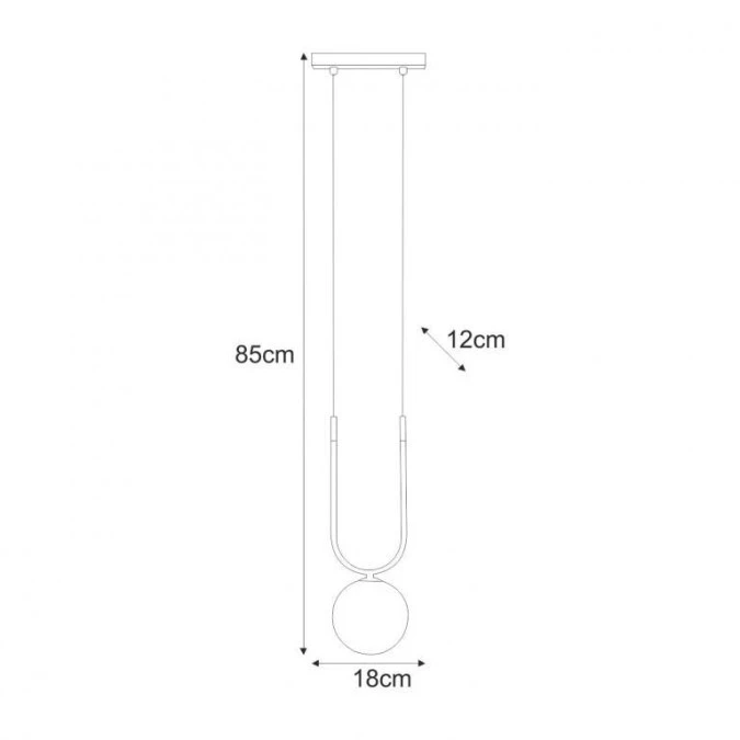 Lampa wisząca K‑5590 z serii ENZO Kaja Lighting - obrazek 2