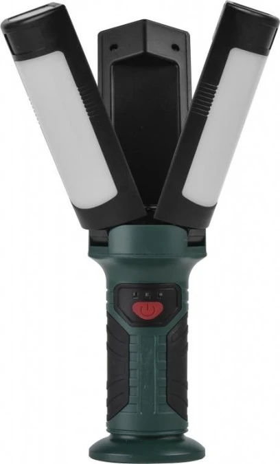 Latarka akumulatorowa Vane LED 600lm, 7500K, 2200MAh, multi tryby świecenia + magnes, ziel‑czar / 47108 - obrazek 2