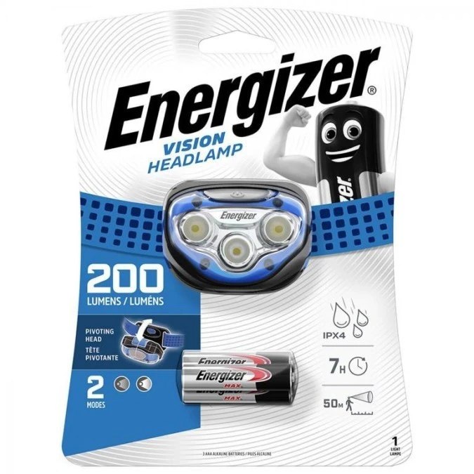 Latarka czołowa, czołówka Energizer Vision Headlight 200 lumenów - obrazek 1