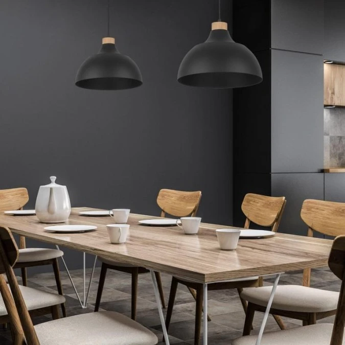 Lampa wisząca TK Lighting CAP BLACK 2071 - obrazek 2