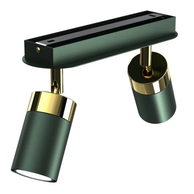 Lampa sufitowa JOKER GREEN/GOLD 2xGU10 MLP7718 Milagro - obrazek 3