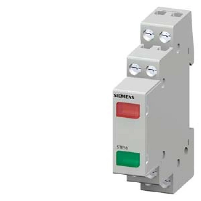 Lampka modułowa 1‑fazowa czerwona/zielona 230V 5TE5801 - obrazek 1