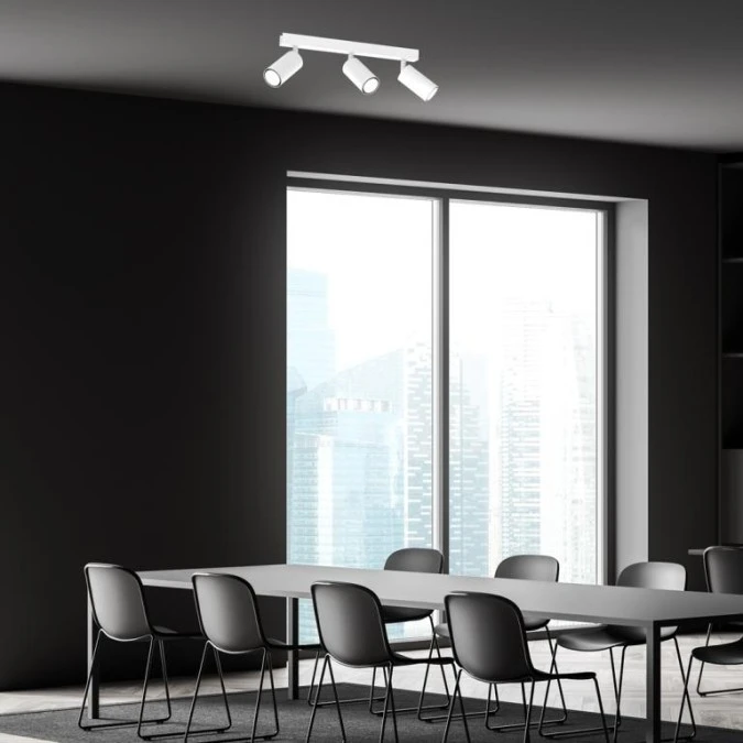 Lampa sufitowa HUDSON WHITE 3xGU10 MLP8803 Milagro - obrazek 3